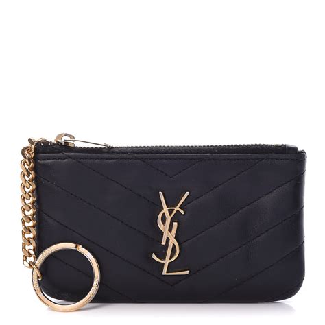 ysl monogram key pouch